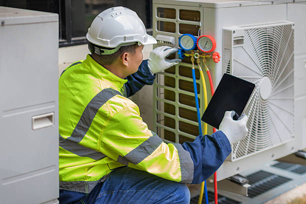 Professional Hvac technician working in Cambria, WI